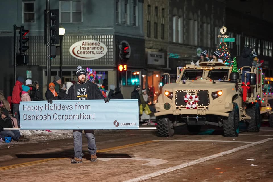 See you at the Downtown Oshkosh Holiday Parade on December 1st!