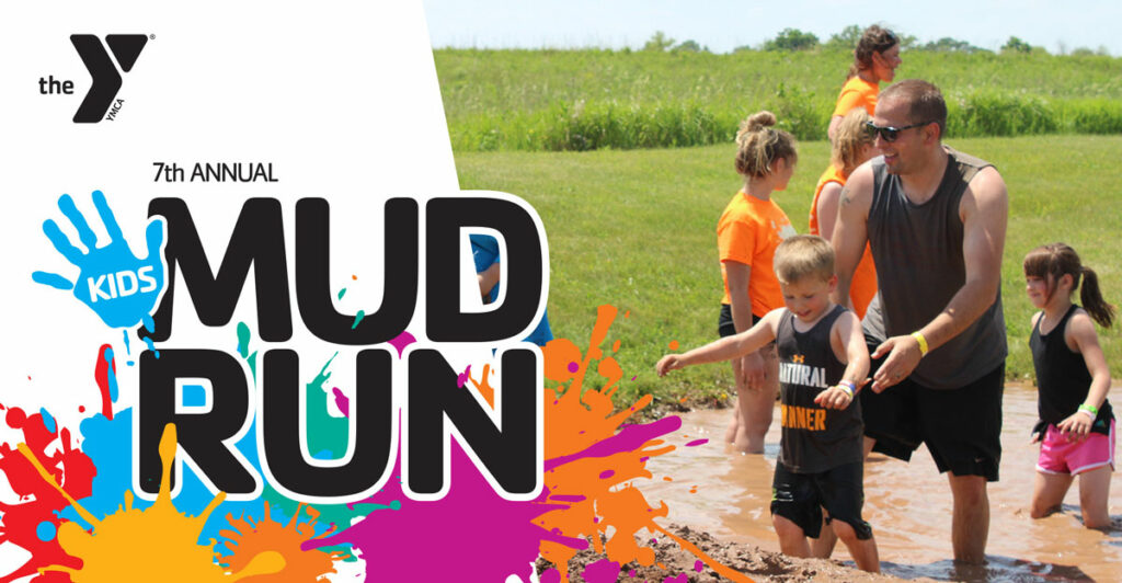 Oshkosh YMCA Kids Mud Run & Free Family Fest, June 5, 2022!